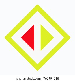 abstract icon sign