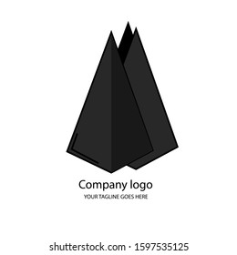 abstract icon symbol white background