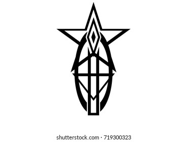 Abstract Icon Tao-cosmic