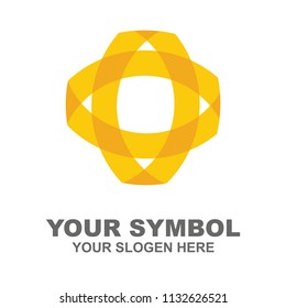 Abstract icon template for your company logo concept