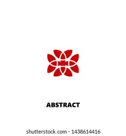 abstract icon. abstract vector design. sign design. red color