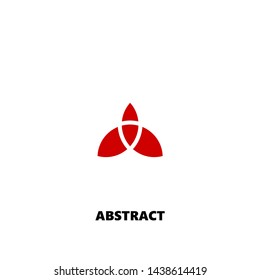 abstract icon. abstract vector design. sign design. red color
