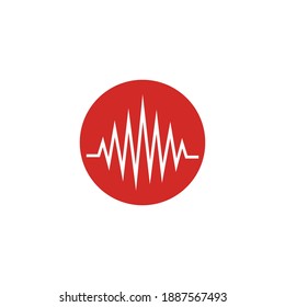 diseño de plantilla de ilustración de vector de icono abstracto