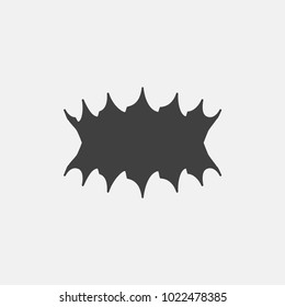 abstract icon vector. leaf icon vector
