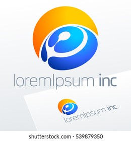 Abstract icon, vector logo for Business, Tourism and Travel