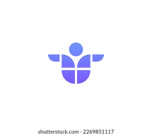abstract icon vector logo templet.