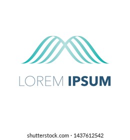 Abstract icon, vector sign, logo for Business, Technology, Corporation.