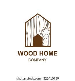 Abstract icon with wooden texture,home,Logo design,Vector illustration,concept wood, sign,symbol,icon,Interesting design template for your company logo
