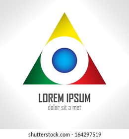 Abstract Icon. You can use in the creative design concepts. Vector illustration.