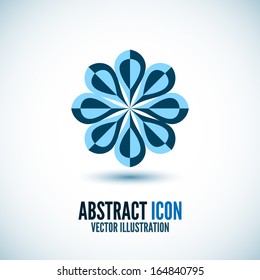 Abstract icon for your business projects and presentations. Vector illustration