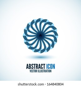 Abstract icon for your business projects and presentations. Vector illustration