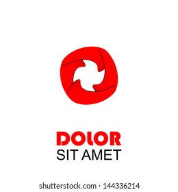 Abstract icon for your design.