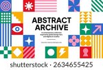 Abstract Iconic Pattern–Colorful Vector Background with Symbols for Design Archives, Branding, and Culture Projects