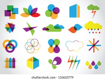 Abstract icons