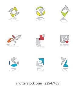 abstract icons
