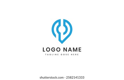 Abstract icons collection  waves c logo