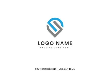 Abstract icons collection  waves s logo