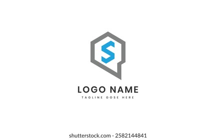 Abstract icons collection  waves s logo