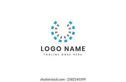 Abstract icons collection  waves v logo