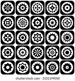 Abstract icons. Elements for design. Vector art.