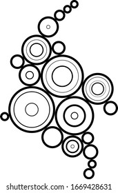 ICONOS ABSTRACTOS DEL MAPA DE COLOMBIA