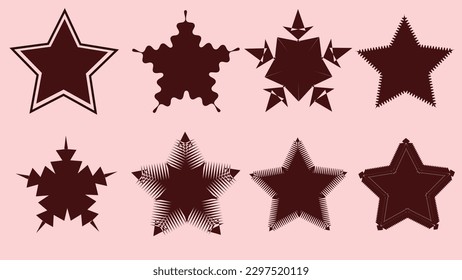 Abstract icons for online use