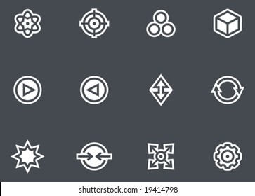 Abstract icons set