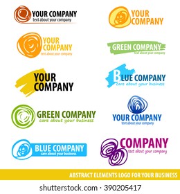 Abstract Icons - Set - Isolated - Vector Illustration, Graphic Design Editable For Your Design. Abstract Logo for your business. Hand drawn style
