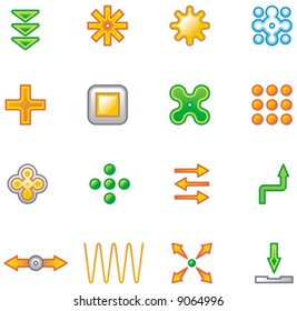 Abstract Icons Set (Vector)  You'll find more icons in my portfolio