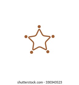 Abstract icons star.