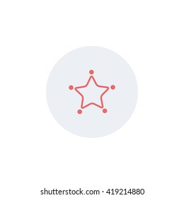 Abstract icons star.