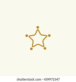 Abstract icons star.