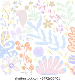 Abstract icons for vector-based clip art