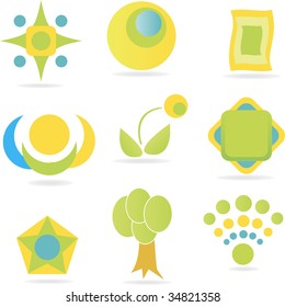 Abstract  icons  for your design