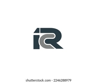 Abstract ICR, IRC Letter Creative Logo Design. Unique and Professional  Vector Alphabet Icon.