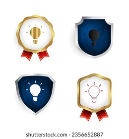 Abstract Idea Badge and Label Collection, can be used for business designs, presentation designs or any suitable designs.