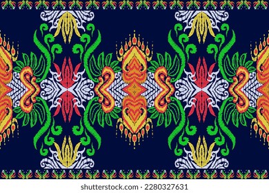 abstract ikat art seamless pattern folk embroidery aztec geometric art,geometric ethnic, African Ikat paisley embroidery. Navajo, seamless pattern traditional, tribal motifs abstract vector, Chevron.