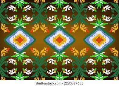 abstract ikat art seamless pattern folk embroidery aztec geometric art,geometric ethnic, African Ikat paisley embroidery. Navajo, seamless pattern traditional, tribal motifs abstract vector, Chevron.