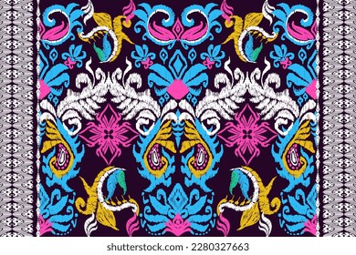 abstract ikat art seamless pattern folk embroidery aztec geometric art,geometric ethnic, African Ikat paisley embroidery. Navajo, seamless pattern traditional, tribal motifs abstract vector, Chevron.