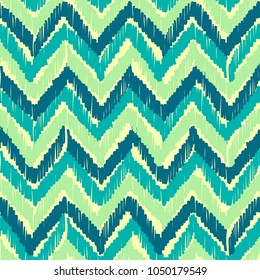 Abstract Ikat and boho style handcraft fabric pattern. Traditional Ethnic design for clothing and textile background, carpet or wallpaper
