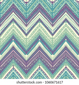 Abstract Ikat and boho style handcraft fabric pattern. Traditional Ethnic design for clothing and textile background, carpet or wallpaper