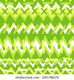 Abstract Ikat and boho style handcraft fabric pattern. Traditional Ethnic design for clothing and textile background, carpet or wallpaper