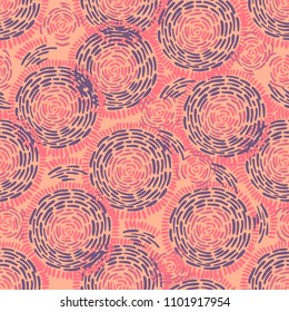 Abstract Ikat and boho style handcraft fabric pattern. Traditional Ethnic design for clothing and textile background, carpet or wallpaper