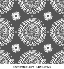 Abstract Ikat and boho style handcraft fabric pattern for girls, boys, clothes. Traditional Ethnic design for clothing and textile background, carpet or wallpaper. Fashion style. Colorful bright