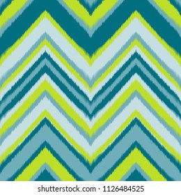 Abstract Ikat and boho style handcraft fabric pattern. Traditional Ethnic design for clothing and textile background, carpet or wallpaper