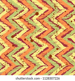 Abstract Ikat and boho style handcraft fabric pattern. Traditional Ethnic design for clothing and textile background, carpet or wallpaper