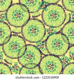Abstract Ikat and boho style handcraft fabric pattern. Traditional Ethnic design for clothing and textile background, carpet or wallpaper