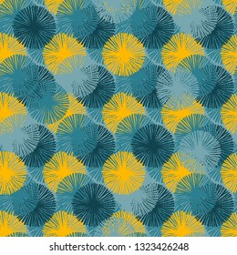 Abstract Ikat and boho style handcraft fabric pattern. Traditional Ethnic design for clothing and textile background, carpet or wallpaper
