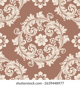 An abstract Ikat floral-inspired pattern with blooming wave motifs. Designed for lifestyle branding and creative stationery