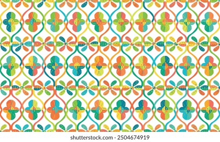 Abstractas patrón Ikat con diseño sin costuras, perfecto para fondos de temática étnica, cortinas, alfombras, Fondos de pantalla, ropa y decoraciones. Ideal para envolver papel, batik y otros usos creativos.
